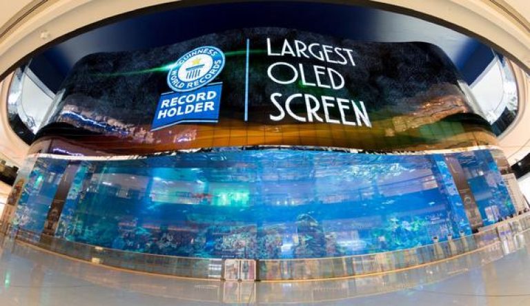 Record-Breaking Signage at Dubai Aquarium & Underwater Zoo
